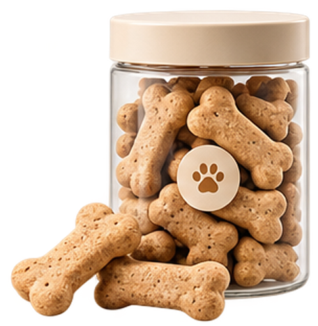 All-natural crunchy healthy dog treats